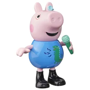 Figura de 20 cm de Peppa Pig, George canta y juega.