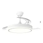 Ventilador de techo Blanco Maxi Evo 106 cm, 30 W, Cristal Record