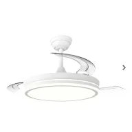 Ventilador de techo Blanco Maxi Evo 106 cm, 30 W, Cristal Record