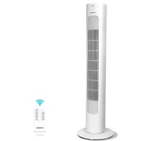 Ventilador de Torre Aigostar Silencioso con Mando y Oscilación
