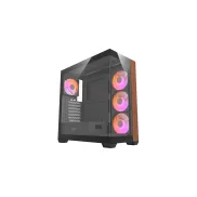 Caja ATX darkFlash DS900W con 4 ventiladores y doble cristal