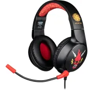 Auriculares Gaming Konix Stranger Things - Hellfire Club 1,5m