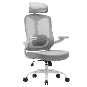 Silla Ergonómica de Oficina Magic Life con Reposacabezas Blanco
