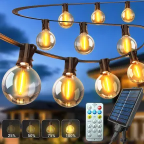 Luces Solar Exterior 15M Guirnaldas