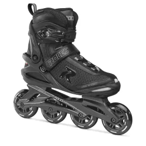 Roces Icon 80 Skates para Hombre - Negro Oscuro Char