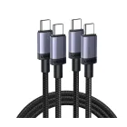 Cable USB C 240W Rápido 2M, 2Pack Tipo C Trenzado