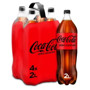 Coca-Cola Zero Azúcar: Pack 4 Botellas L con Descuento