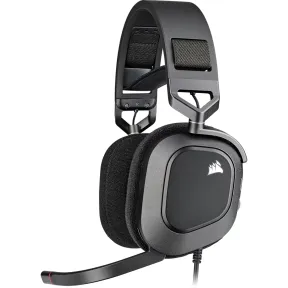 Auriculares HS80 RGB USB para juegos con cable - Carbón