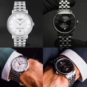 TISSOT T-Classic Carson POWERMATIC 80 | 40mm Zafiro 2 Colores