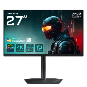 Monitor GIGABYTE MO27U2 OLED 4K UHD para Juegos, 240Hz
