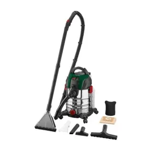 Aspirador 1600 W para seco y húmedo.