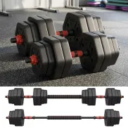 Mancuernas y Barra de Fitness 30KG – SONGMICS