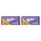 Milka Chocolate con Leche de los Alpes - Pack 6 x 90g