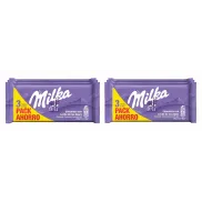 Milka Chocolate con Leche de los Alpes - Pack 6 x 90g