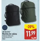 Mochila de cabina 36l en Aldi desde el 20 de mayo