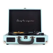 Tocadiscos Azul PRIXTON VC400 - 33, 45 y 78 RPM