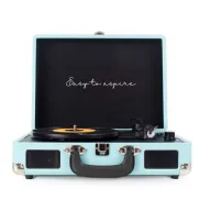 Tocadiscos Azul PRIXTON VC400 - 33, 45 y 78 RPM