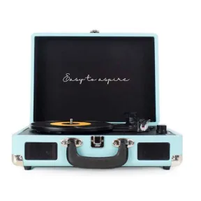 Tocadiscos Azul PRIXTON VC400 - 33, 45 y 78 RPM