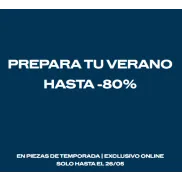 Ahorra hasta 80% en prendas de verano en Mango Outlet