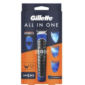 Recortadora Eléctrica Gillette y Accesorios Todo en Uno
