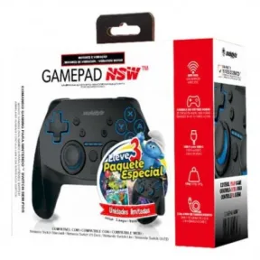Mando Snakebyte y Juegos Pitufos para Nintendo Switch 2 en 1