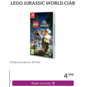 Jurassic World CIAB de Lego