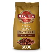 Marcilla Café Grano 500g x 4 Unidades - Total 2 Kilos