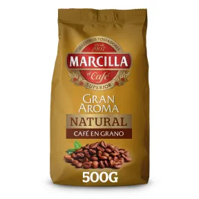 Marcilla Café Grano 500g x 4 Unidades - Total 2 Kilos