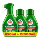 Spray Limón Fairy Pack Antigrasa 650ml + 2 Recambios