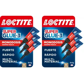 Triple Resistencia: Mini Trio de Loctite Super Glue-3