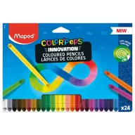 Lápices de Colores Peps Infinity Maped, Set Ergonométrico 24