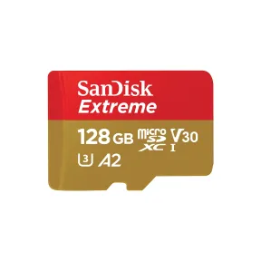 Tarjeta Micro SDXC 128GB SanDisk Extreme + adaptador SD