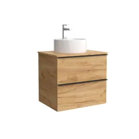 Mueble de baño Nabua Salgar con 2 cajones y lavabo encima
