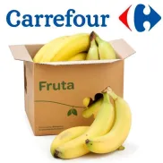 Fruta amarilla: plátano delicioso y nutritivo.