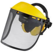 Visera Oregon con Orejeras y Malla Metálica para Jardinería