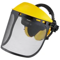 Visera Oregon con Orejeras y Malla Metálica para Jardinería