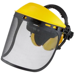 Visera Oregon con Orejeras y Malla Metálica para Jardinería
