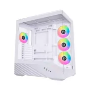 Caja ATX Lian Li V100 Blanco con Vidrio Templado y 4 ARGB