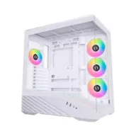 Caja ATX Lian Li V100 Blanco con Vidrio Templado y 4 ARGB