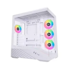 Caja ATX Lian Li V100 Blanco con Vidrio Templado y 4 ARGB