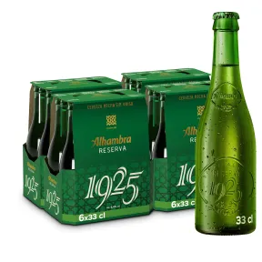 Cerveza Extra Alhambra Reserva 1925, Pack 24 Botellas 33 cl