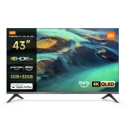 XIAOMI 43" Smart TV 4K QLED con Alexa y HDR10+