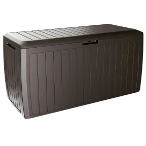 Baúl de Jardín 290L Color Ocre Oscuro de Plastico 116,6 x 47 cm
