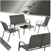 Muebles de Jardín Exterior para 4 Personas en Conjunto