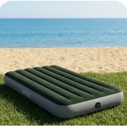 Colchón hinchable INTEX Downy 1 plaza con bomba de pie