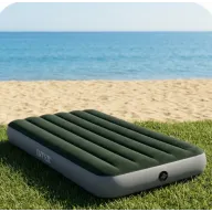Colchón hinchable INTEX Downy 1 plaza con bomba de pie