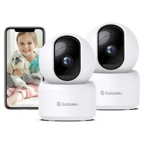 Cámara WiFi 2K para Vigilancia de Mascotas en Casa