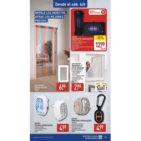 Aldi: Productos anti insectos a partir del 6 de junio