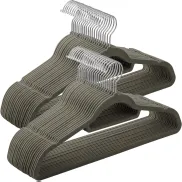 Juego de 50 Perchas de Terciopelo SONGMICS