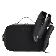 Secador portátil iónico negro ghd flight+ 65 °C plegable
